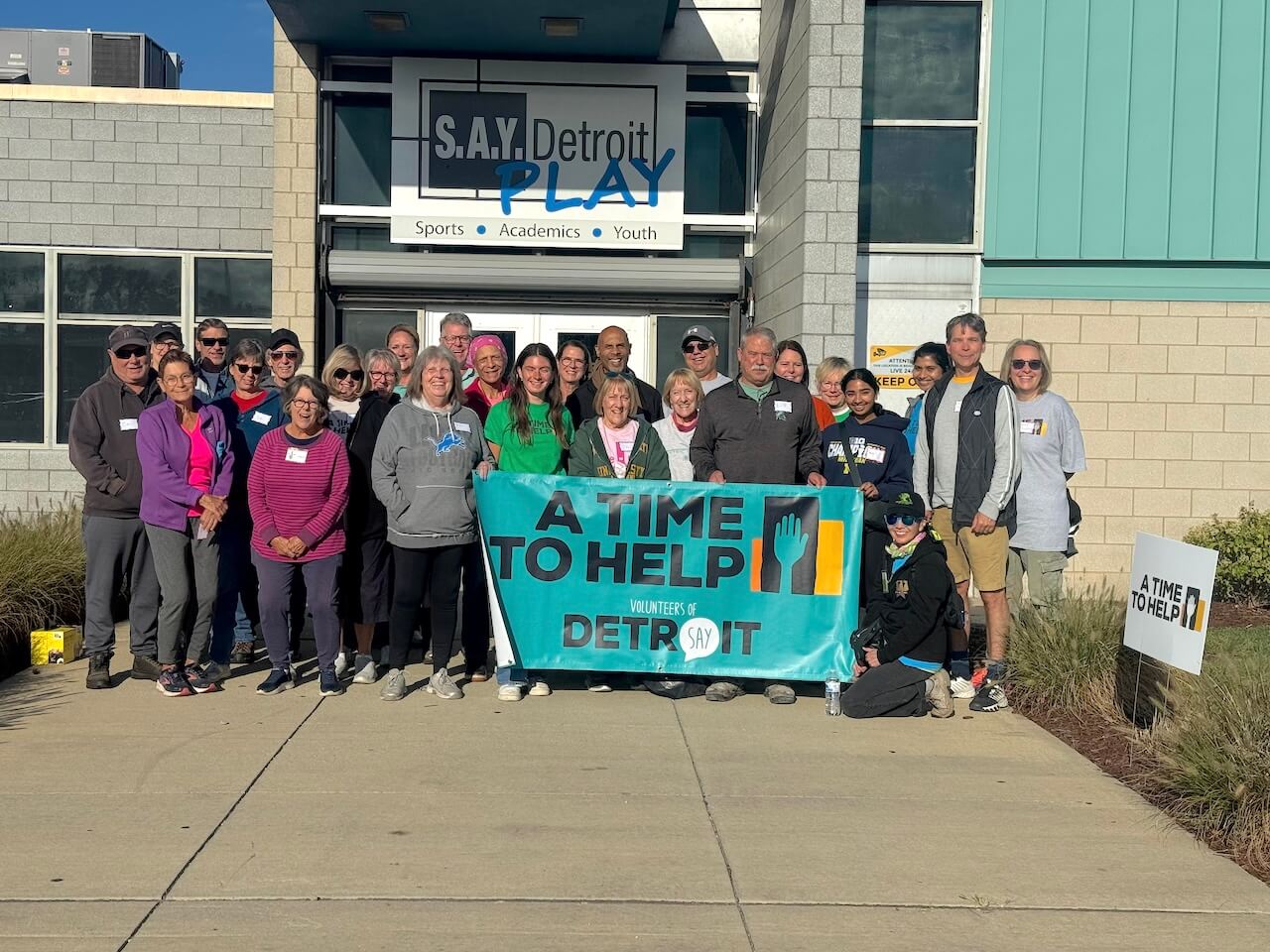 A Time to Help Volunteers Come Home to SAY Play