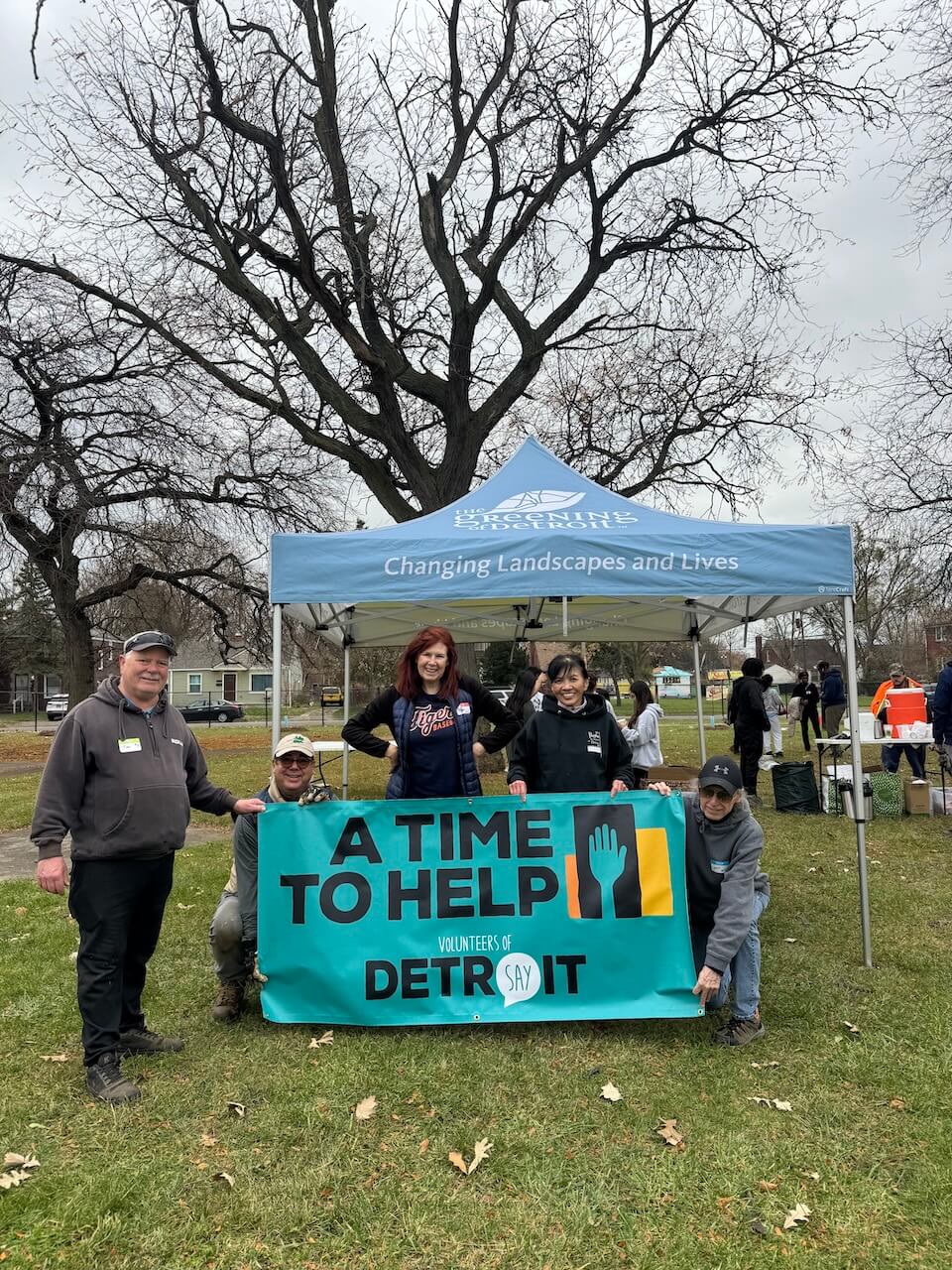 A Time to Help Goes Green (for Trees, Not Football) in Detroit